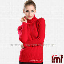 Women's Cashmere Turtleneck Knitted Sweater